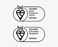 Heb Group are ISO 9001:2015 and ISO 14001 certified